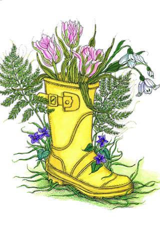 April Showers Greeting Card