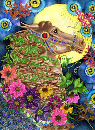 Fall Carousel Greeting Card