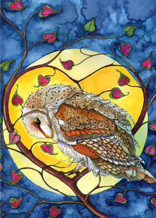 Heart of the Night Greeting Card