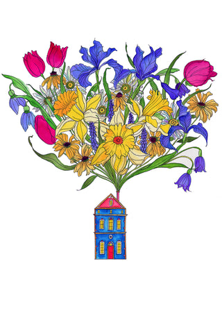 House Plants Greeting Card