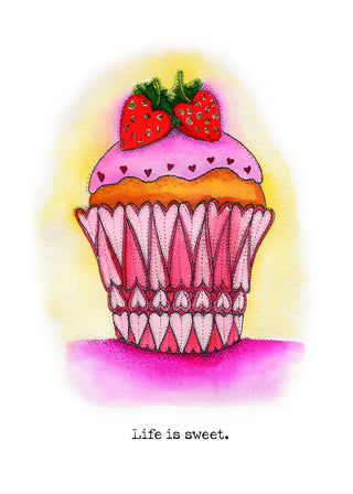 Life is Sweet Greeting Card