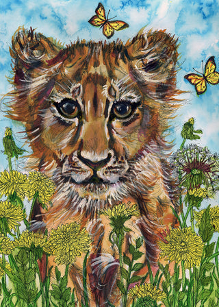 Lion Cub Card You Are My Sunshine