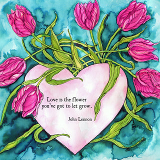 Love is the Flower Greeting Card