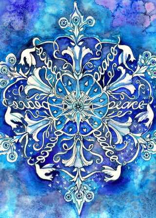 May Peace & Love Surround You Greeting Card