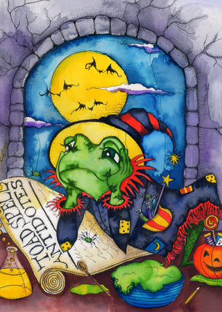 Mis-spelled Frog Greeting Card