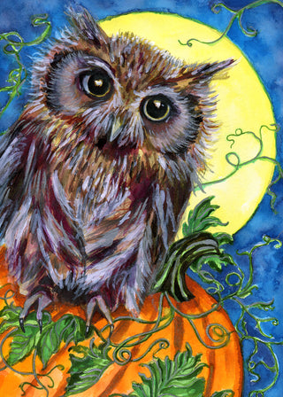 Owloween Greeting Card