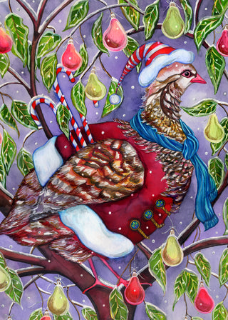 Partridge in a Pear Tree Greeting Card
