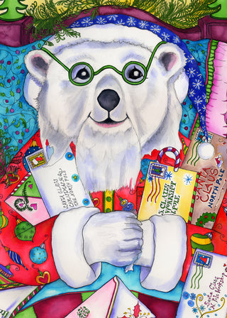 Polar Bear Express Greeting Card