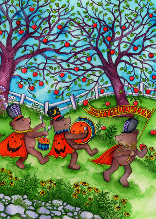 Pumpkin Parade Greeting Card
