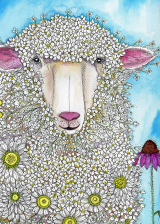 Scentsational Sheep 1 Greeting Card