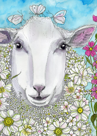 Scentsational Sheep 2 Greeting Card