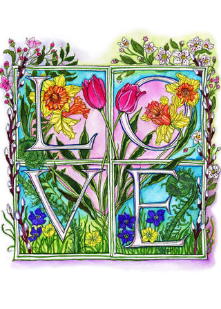 Spring into Love Greeting Card
