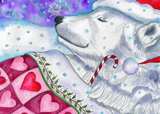 Sweet Dreams Polar Bear Greeting Card