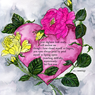 The First Rose Greeting Card