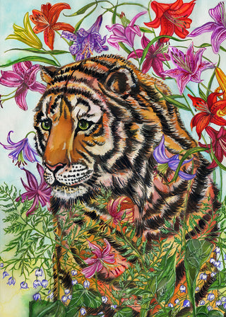 Tiger Lily Greeting Card