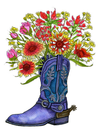 Wild West Greeting Card