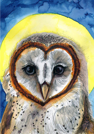 Wise Eyes Greeting Card