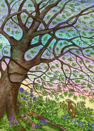 Whispering Wind Tree Card