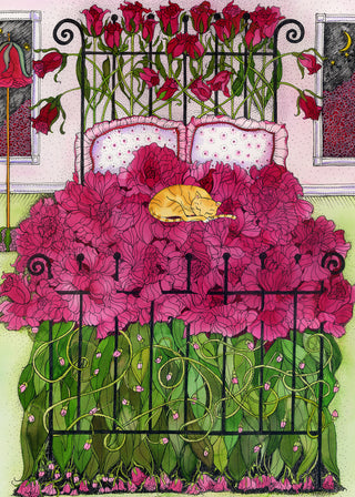 Bed of Roses Greeting Card