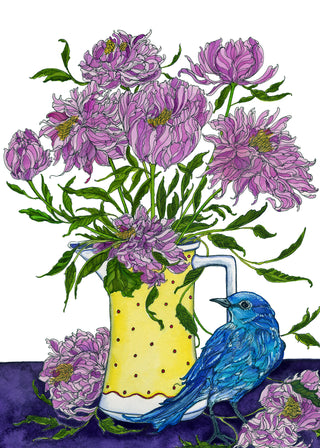 Bunting & Bouquet Greeting Card