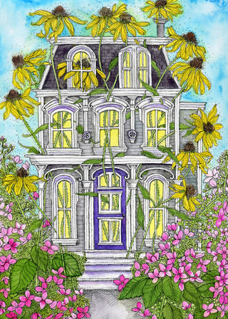 Home Sweet Main Street Home 1 Greeting Card