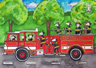 Hot Dogs Greeting Card