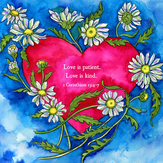 Love is Patient Greeting Card