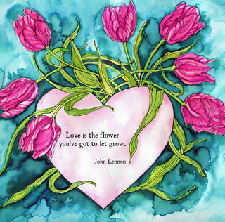 Love is the Flower Greeting Card