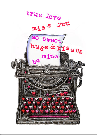 Love Letters Greeting Card