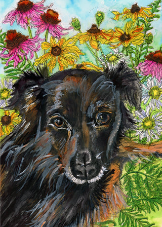 Lucky Dog Greeting Card