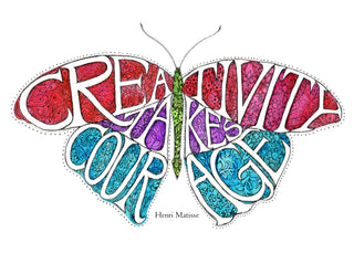 Matisse Butterfly Greeting Card