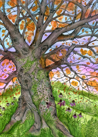 October Afternoon Greeting Card