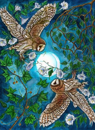 Peace, Love, & Owls Greeting Card