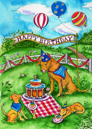 Pupcake Picnic Greeting Card