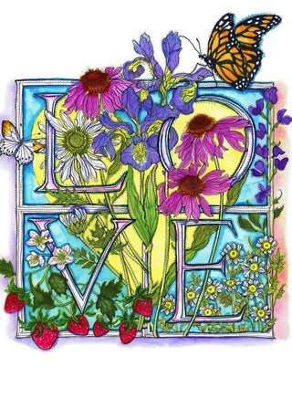 Summer of Love Greeting Card