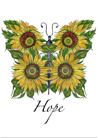 Sunflower Hope Greeting Card