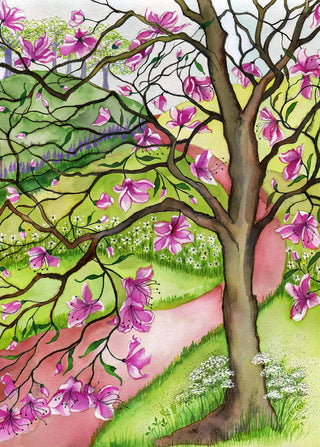Sweet Magnolia Lane Greeting Card