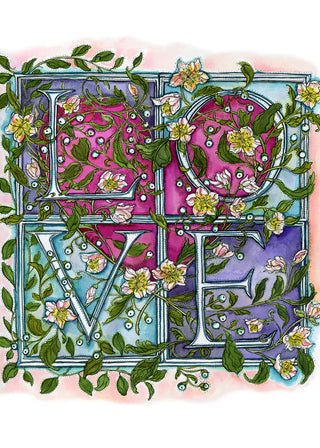 Winter in Love Greeting Card