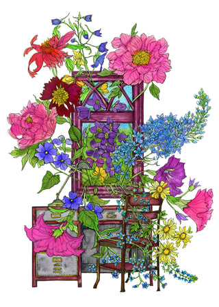 Writer's Bloom Greeting Card
