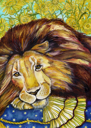 Dandy Lion Greeting Card